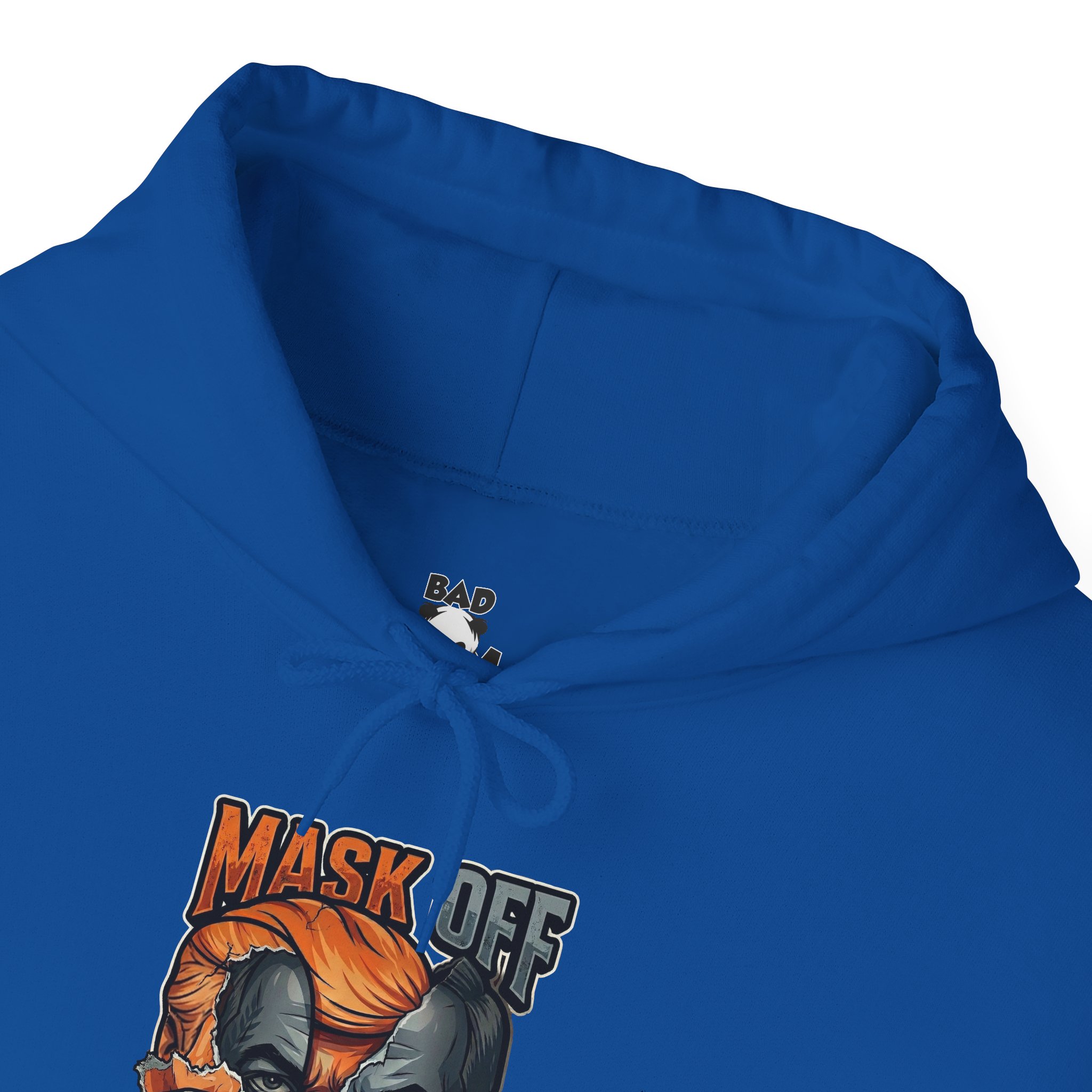 Mask Off Graphic Hoodie — Two-Faced Surreal Art Pullover - Image 60