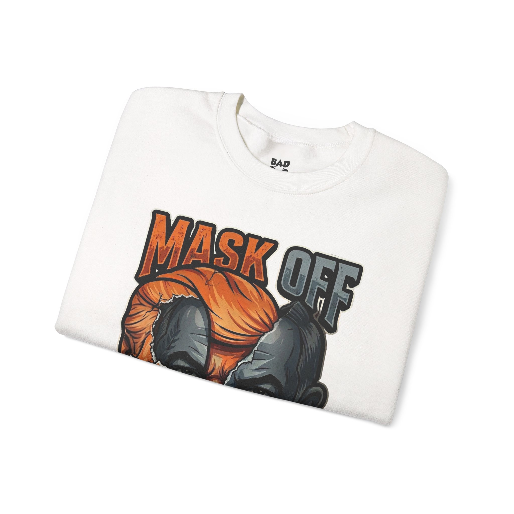 Mask Off | Trump and Netanyahu (Political Satire Crewneck) - Image 3
