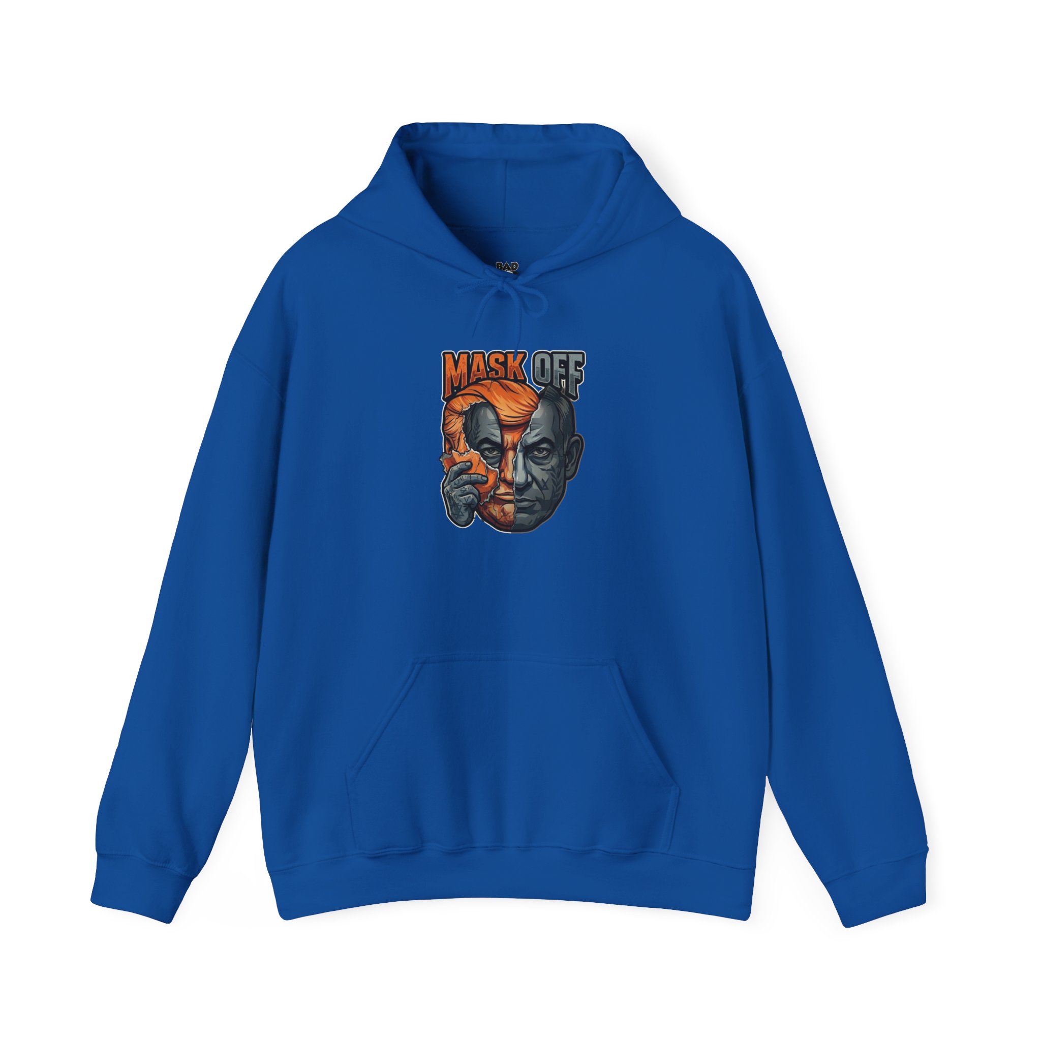 Mask Off Graphic Hoodie — Two-Faced Surreal Art Pullover - Image 56