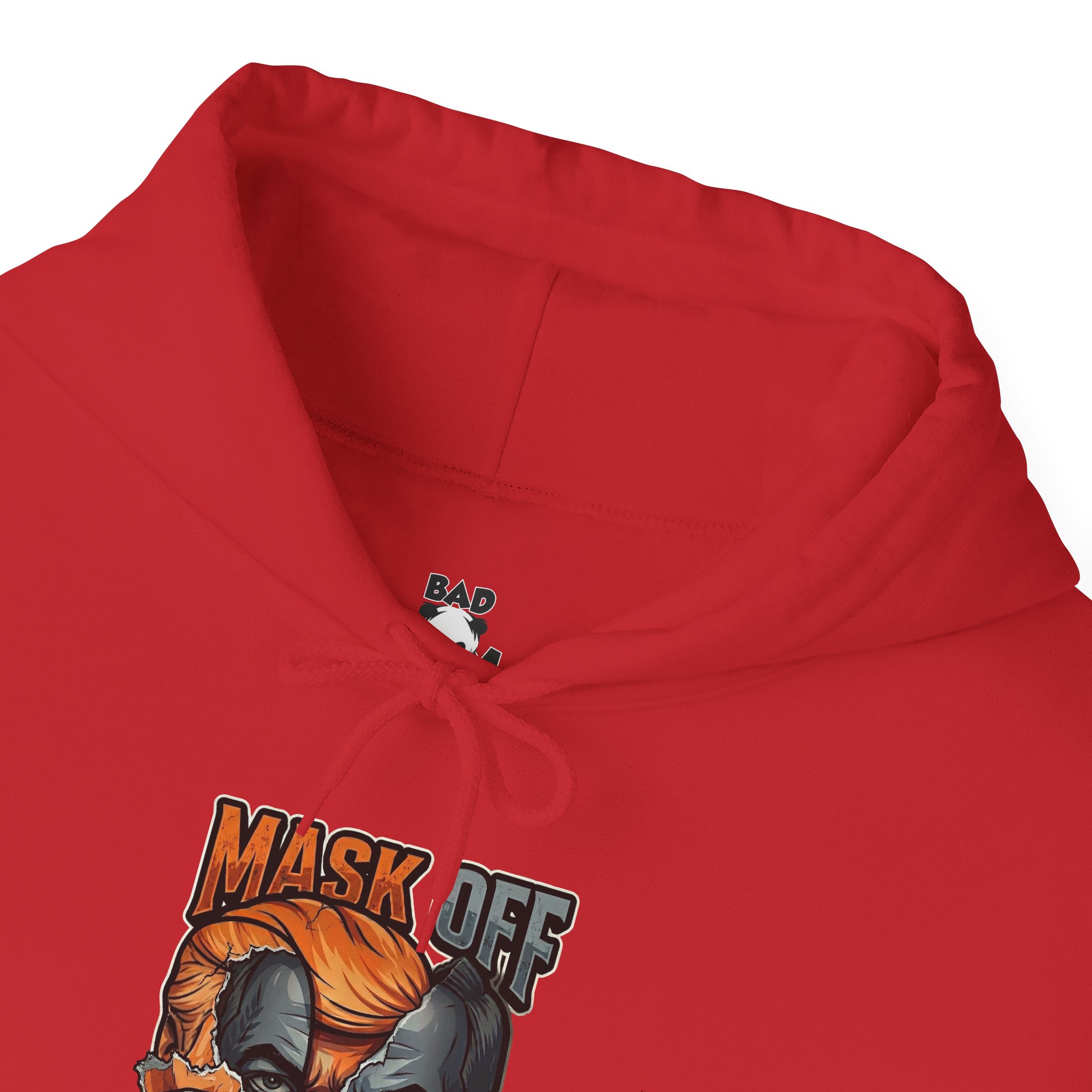 Mask Off Graphic Hoodie — Two-Faced Surreal Art Pullover - Image 15