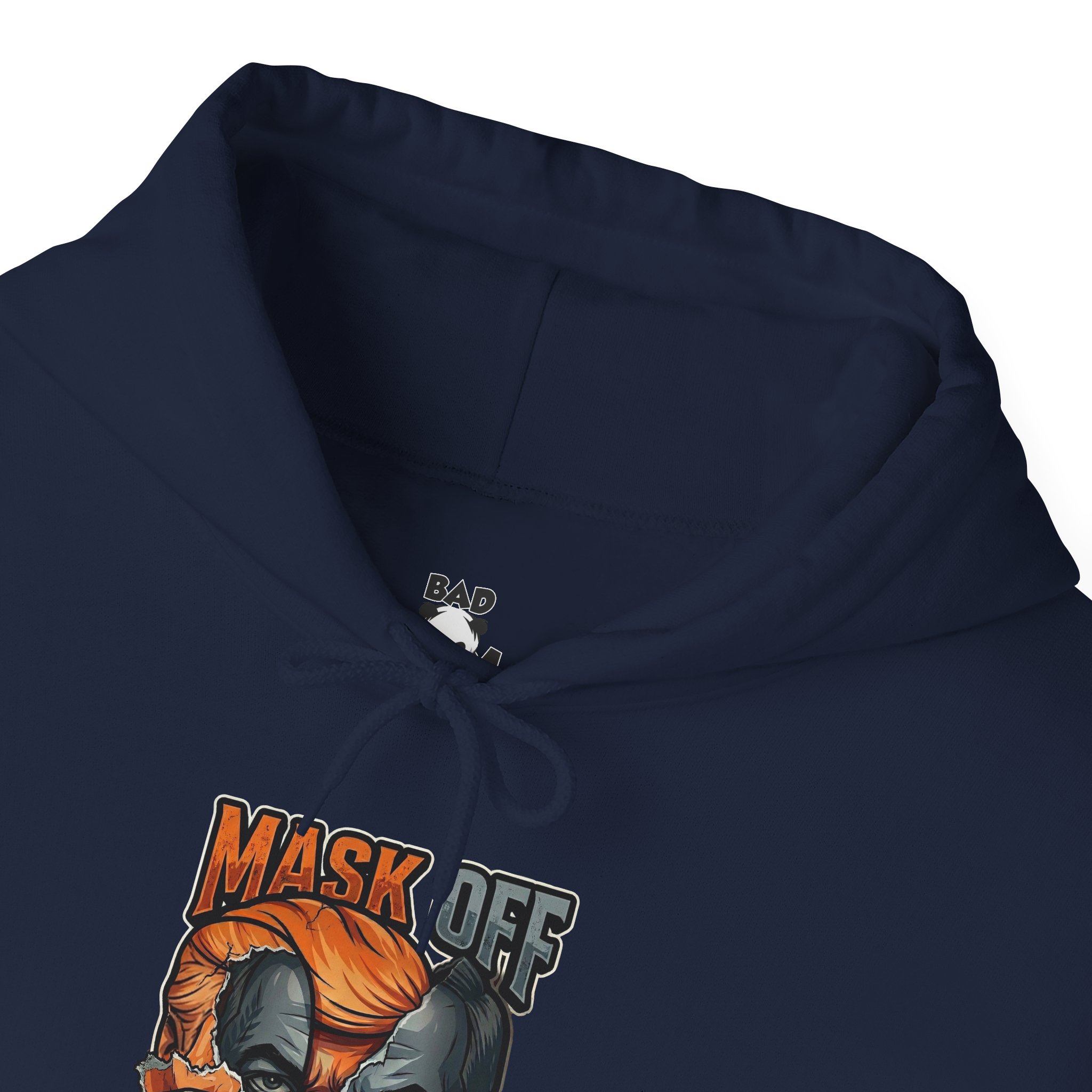 Mask Off Graphic Hoodie — Two-Faced Surreal Art Pullover - Image 33