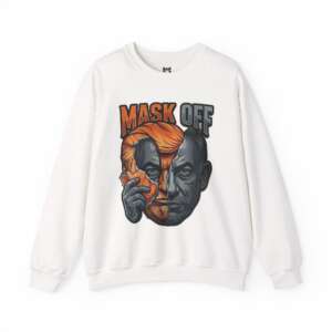 Mask Off | Trump and Netanyahu (Political Satire Crewneck)