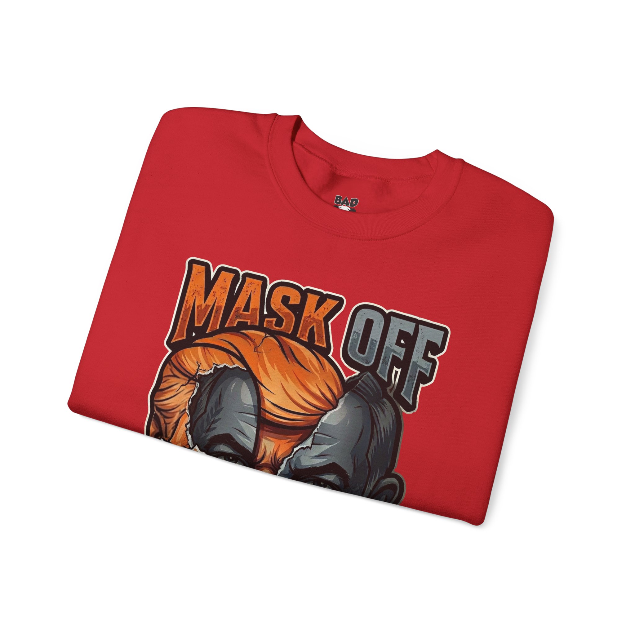 Mask Off | Trump and Netanyahu (Political Satire Crewneck) - Image 121