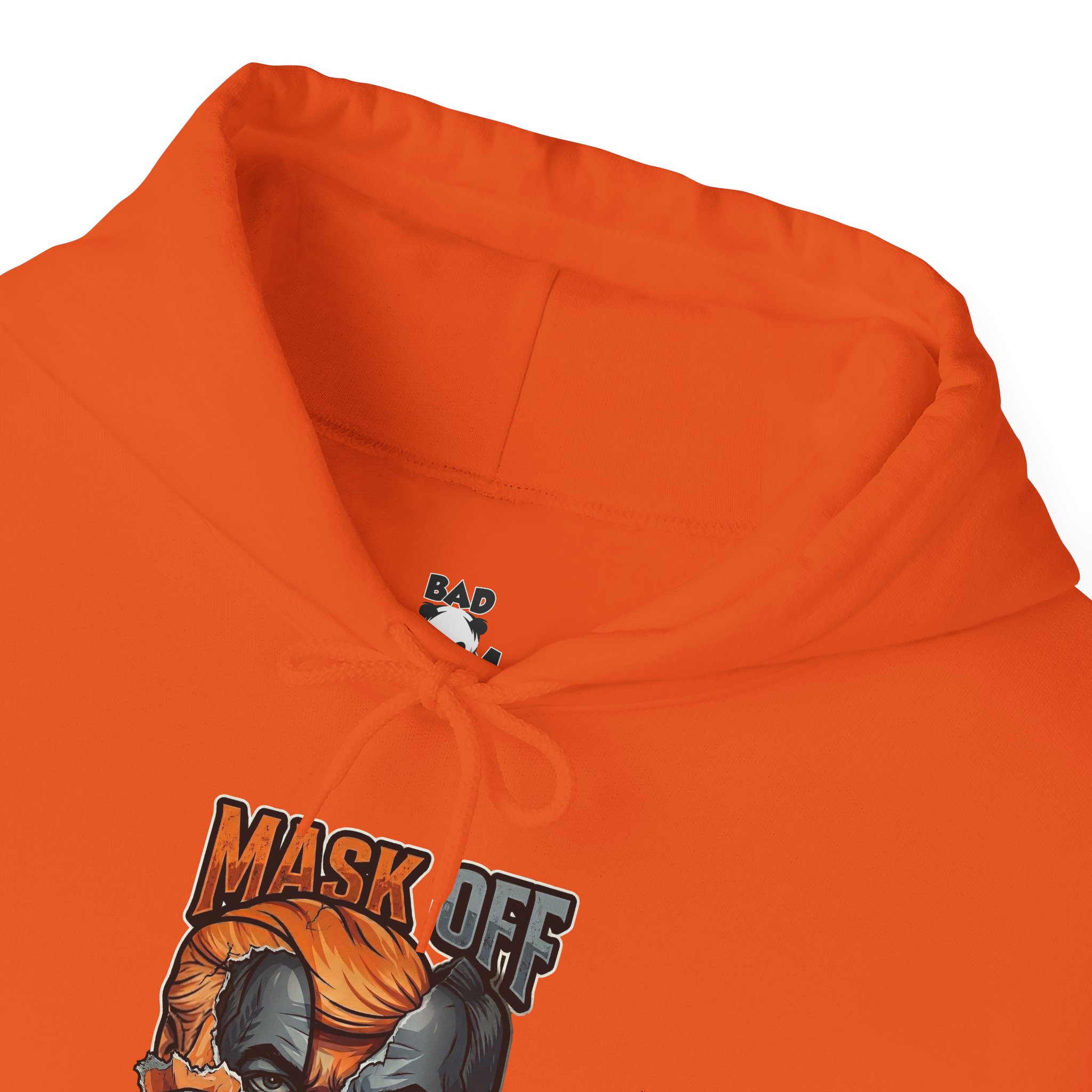 Mask Off Graphic Hoodie — Two-Faced Surreal Art Pullover - Image 51