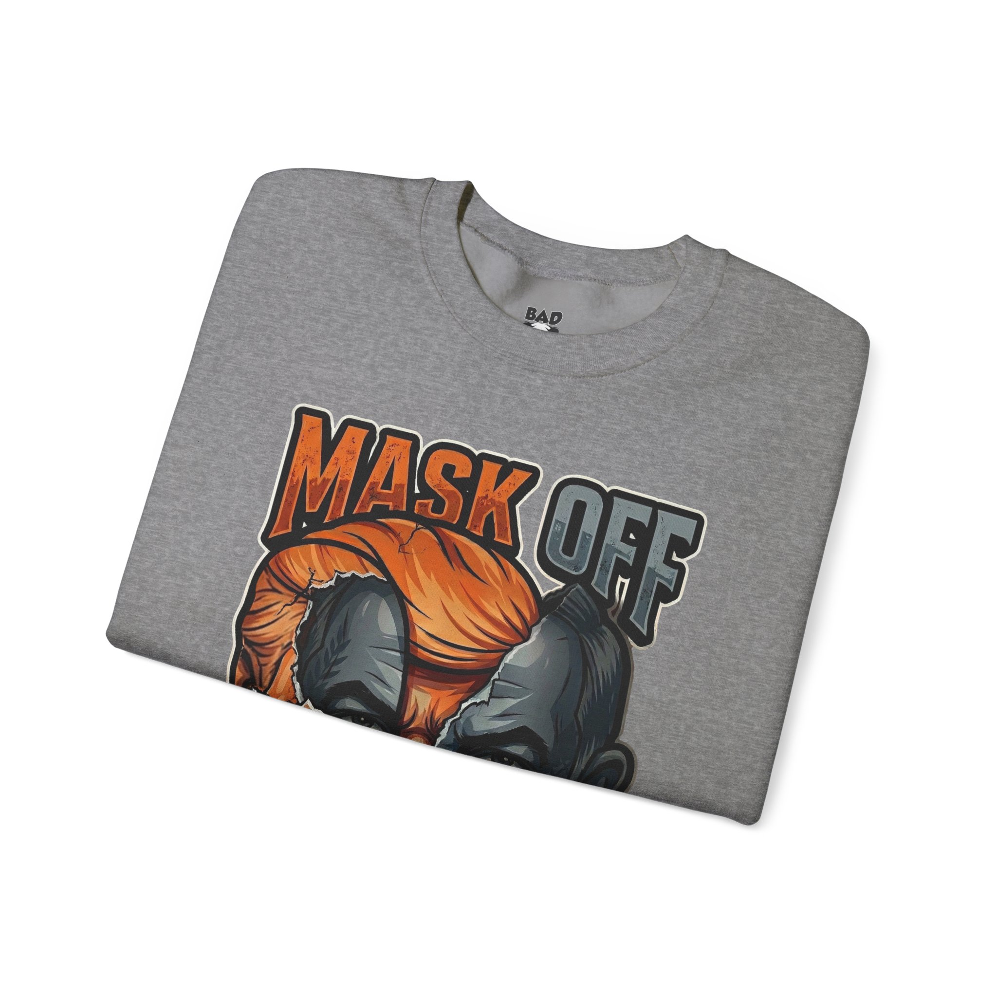 Mask Off | Trump and Netanyahu (Political Satire Crewneck) - Image 94