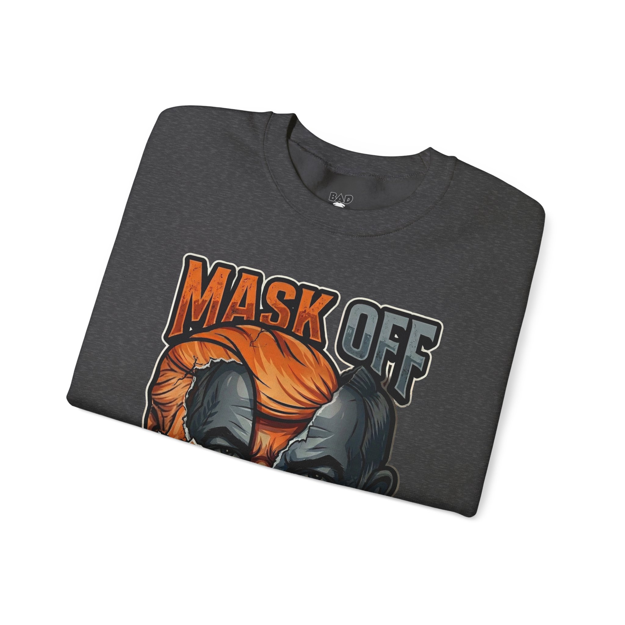 Mask Off | Trump and Netanyahu (Political Satire Crewneck) - Image 112