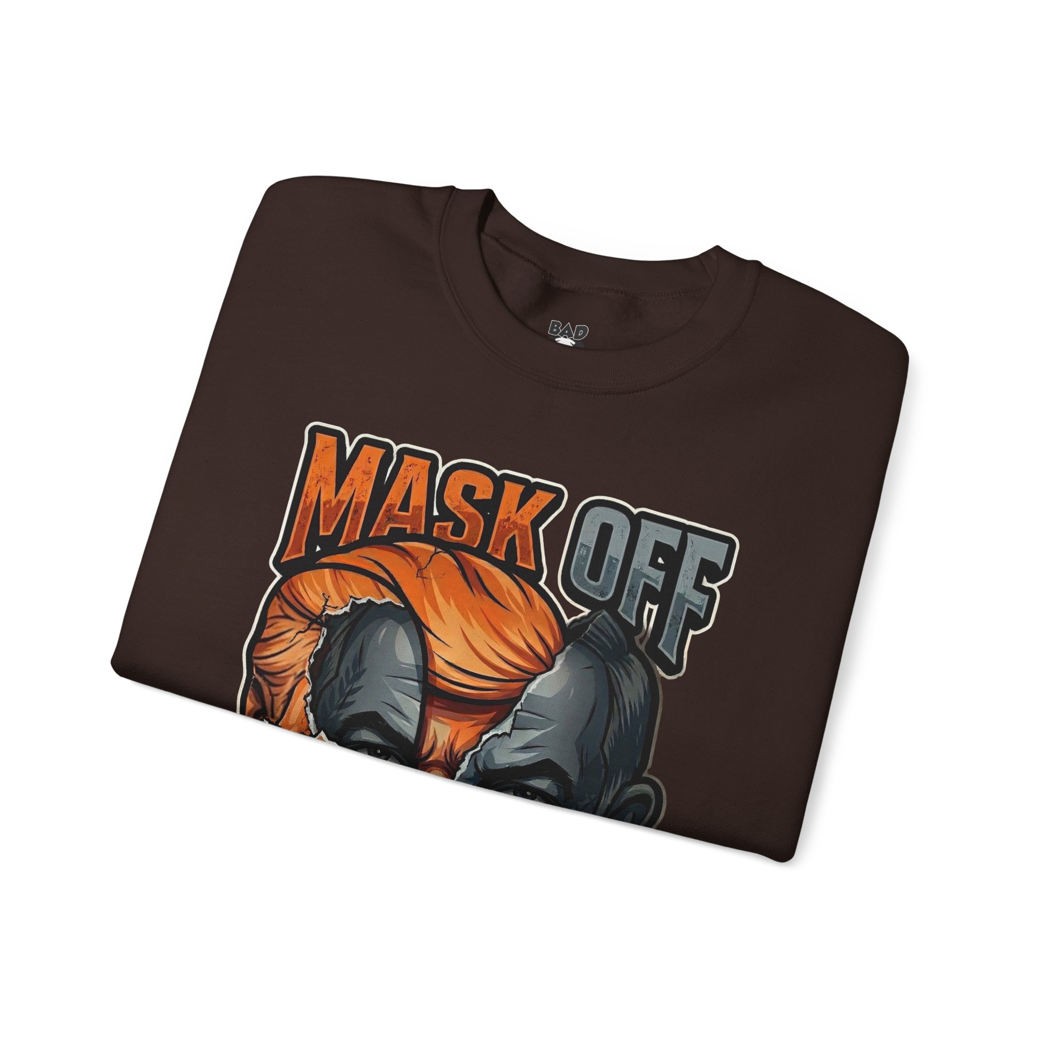 Mask Off | Trump and Netanyahu (Political Satire Crewneck) - Image 85
